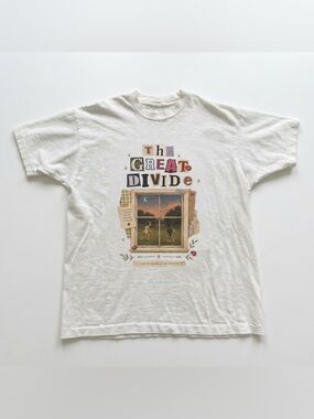 Noah Kahan The Great Divide Tour Tee White Cottagecore Folk Graphic T-Shirt